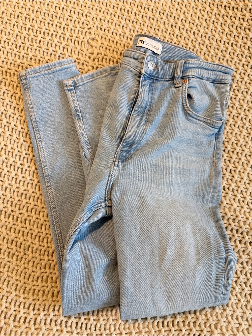 ZARA Light Blue Skinny Jeans
